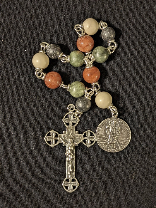 Four Kingdoms St. Patrick Chaplet in Sterling Silver