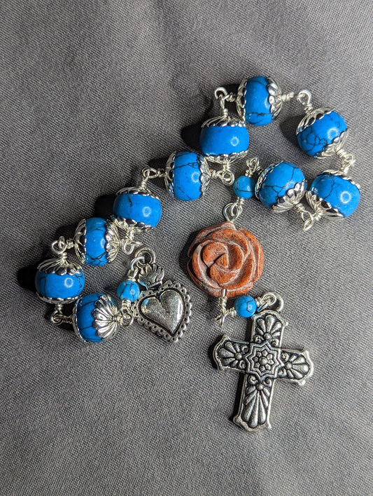 Southwest Sacred Heart Tenner Rosary